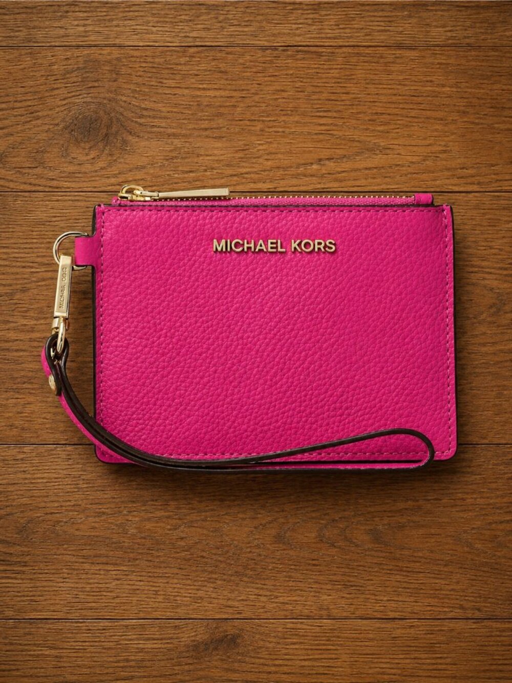Michael Kors NWT Money Pieces Small Coin Purse Wallet Ultra Pink